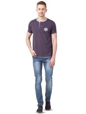 purple solid t-shirt - 16330722 - Standard Image - 4