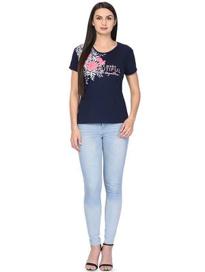 round neck graphic tee - 16331451 - Standard Image - 4