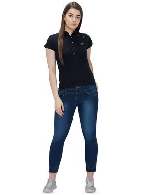 short sleeved solid polo tee - 16331464 - Standard Image - 4