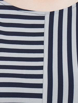 sleeveless striped sheath dress - 16332191 - Standard Image - 4