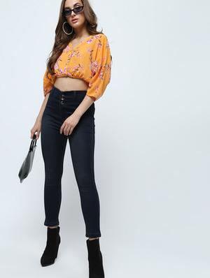 skinny fit high rise jeans - 16332360 - Standard Image - 4