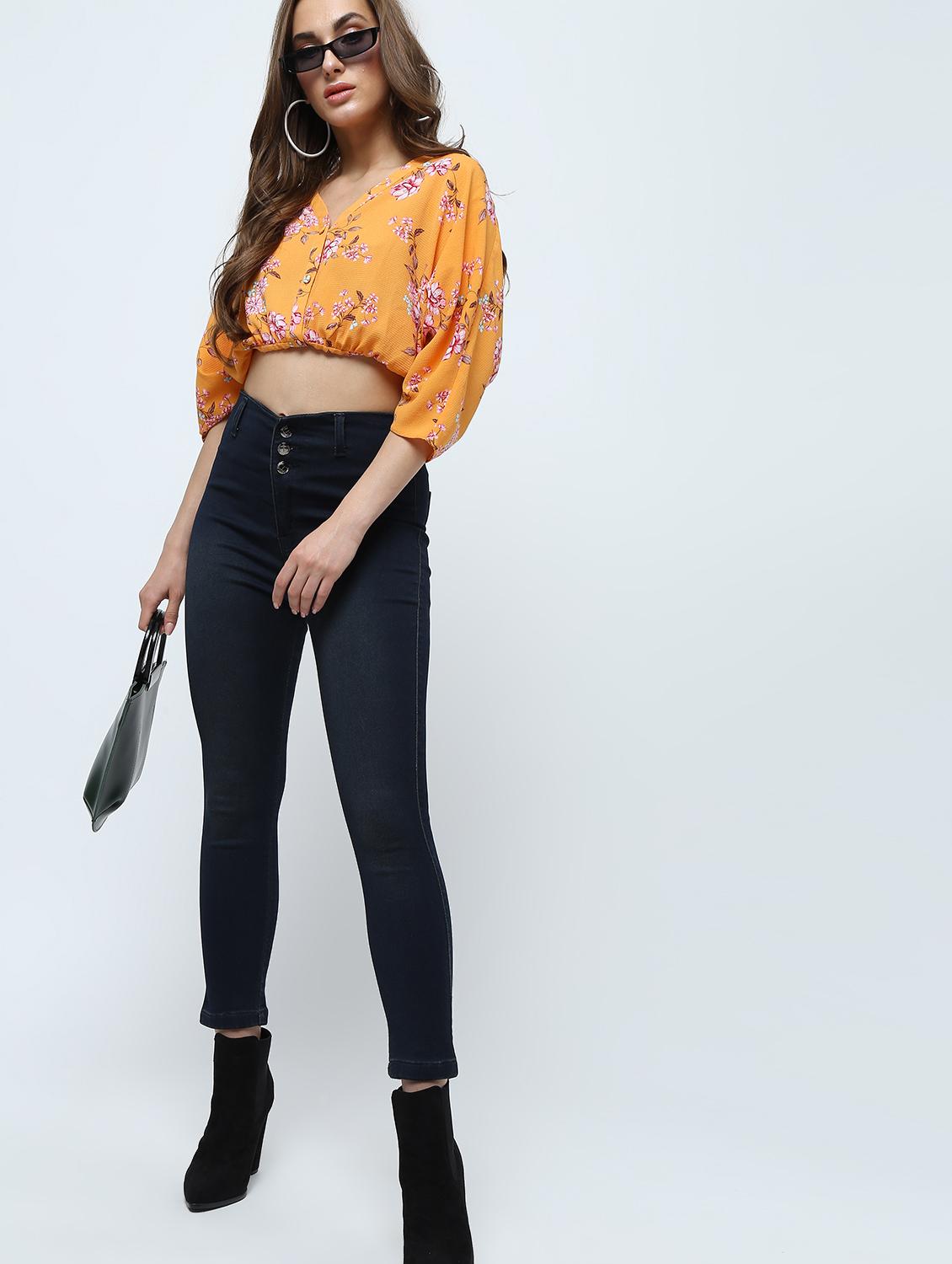 skinny fit high rise jeans - 16332360 - Zoom Image - 4