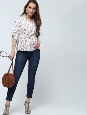 high rise stone washed jeans - 16332363 - Standard Image - 4