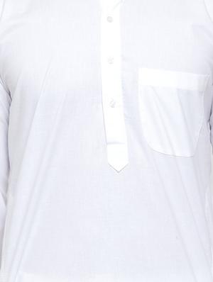 white solid ethnic wear set - 16332648 - Standard Image - 4