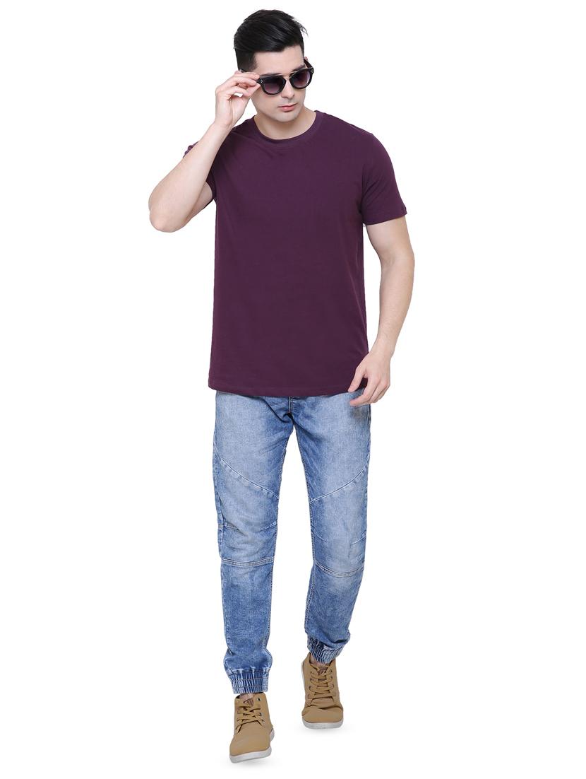 purple solid t-shirt - 16333211 - Zoom Image - 4