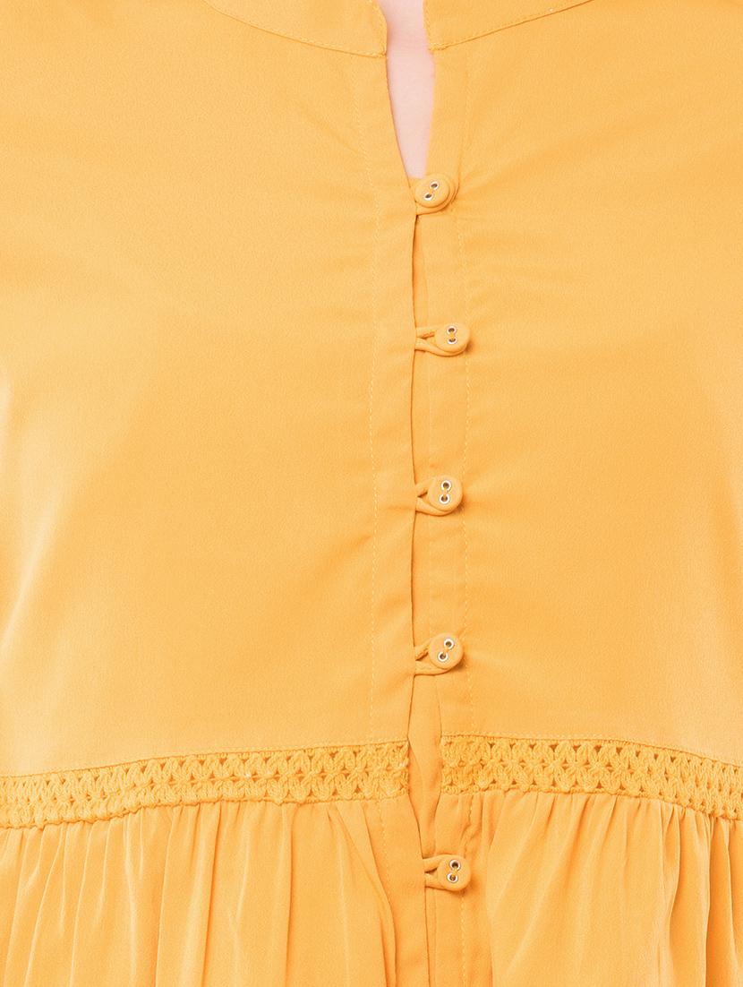 lace insert button-up top - 16333405 - Zoom Image - 4