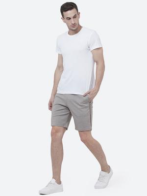 grey striped shorts - 16334704 - Standard Image - 4