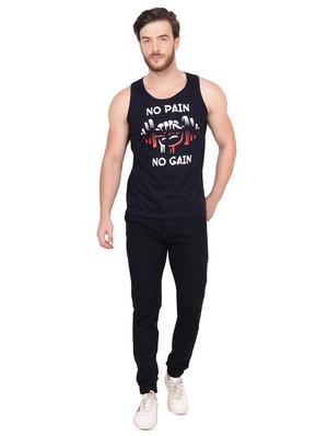 black chest print t-shirt - 16334807 - Standard Image - 4