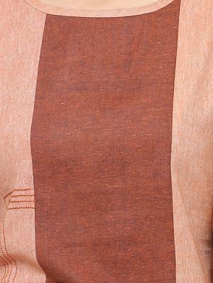 patchwork printed straight kurta - 16334913 - Standard Image - 4