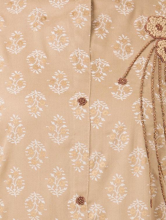 block print straight kurta - 16335681 - Zoom Image - 4