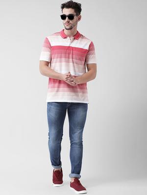 red striped polo tshirt - 16335931 - Standard Image - 4