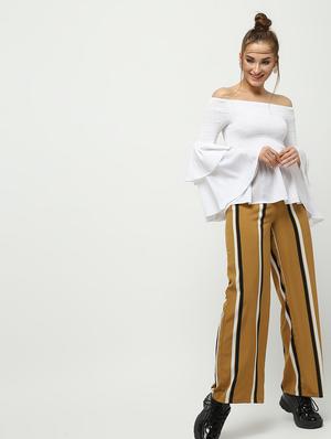 smock detail bell sleeved top - 16336464 - Standard Image - 4