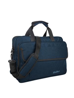 blue faux silk messengerbag - 16336935 - Standard Image - 4