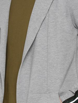 grey solid shrug - 16338681 - Standard Image - 4