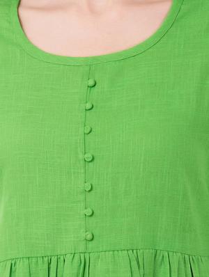 bell sleeved gathered top - 16339639 - Standard Image - 4