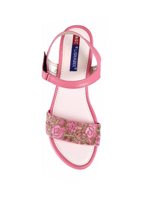 pink back strap sandals - 16341960 - Standard Image - 4