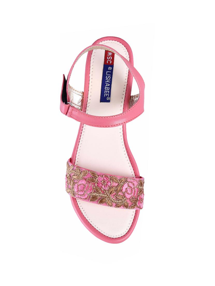 pink back strap sandals - 16341960 - Zoom Image - 4