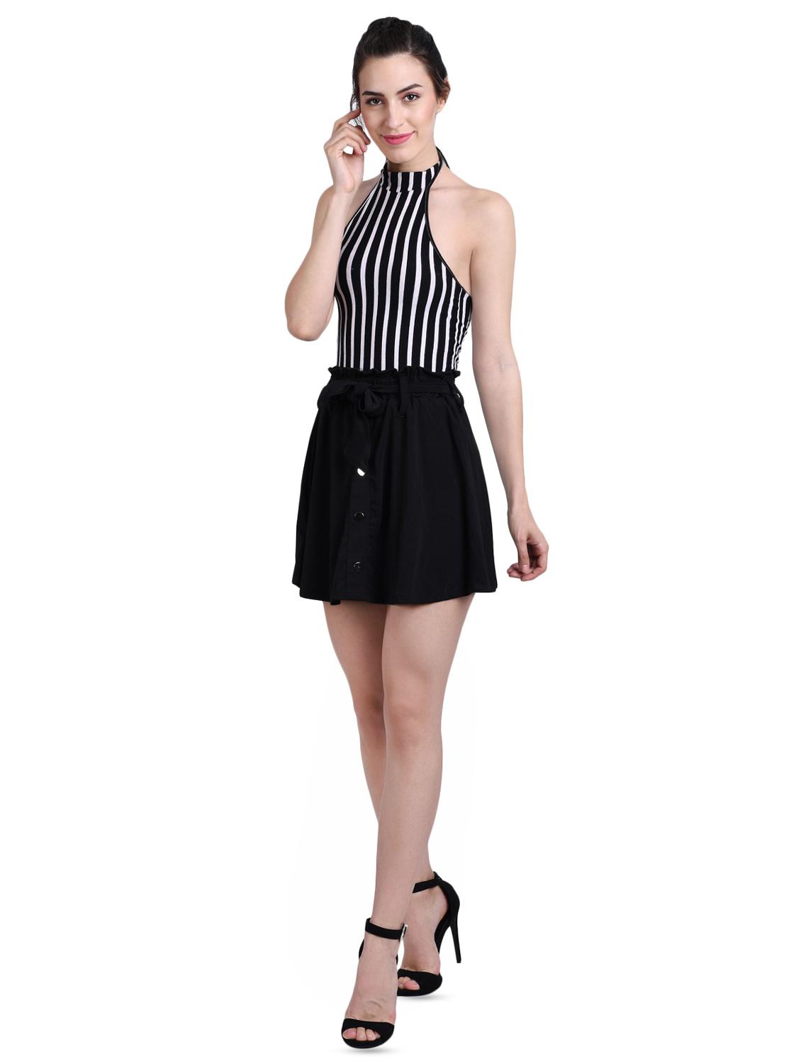 tie knot button -up A-line skirt - 16342866 - Zoom Image - 4