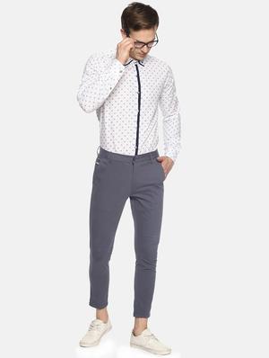 white printed casual shirt - 16343613 - Standard Image - 4