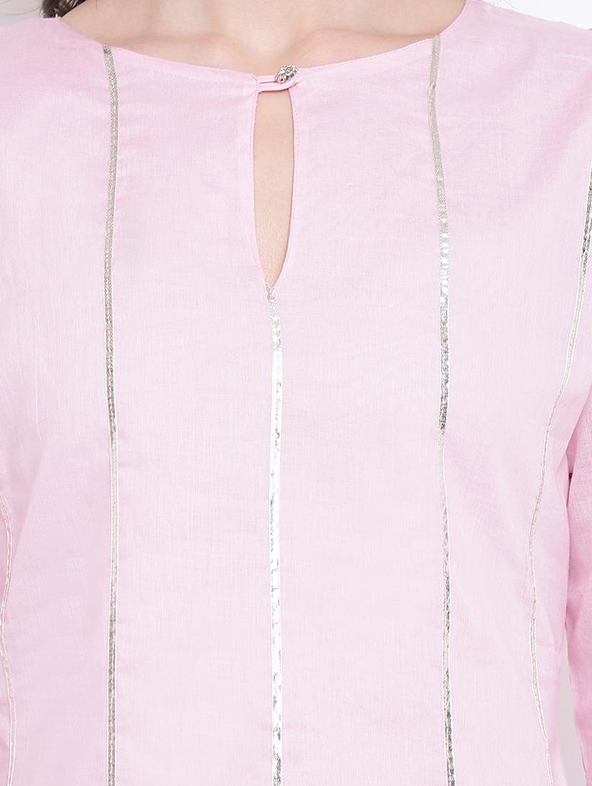 gota work kurta with sharara set - 16345730 - Zoom Image - 4