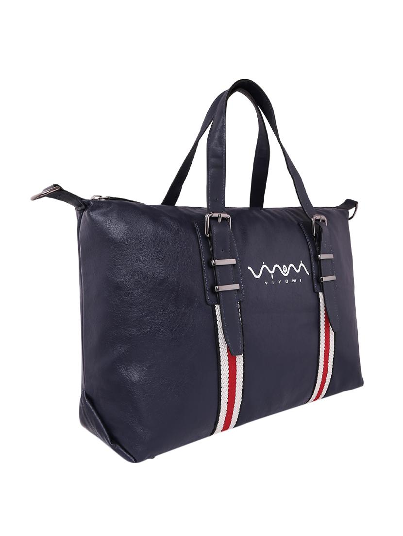 blue leatherette (pu) regular handbag - 16347327 - Zoom Image - 4