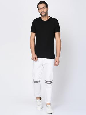 white striped chinos - 16348149 - Standard Image - 4