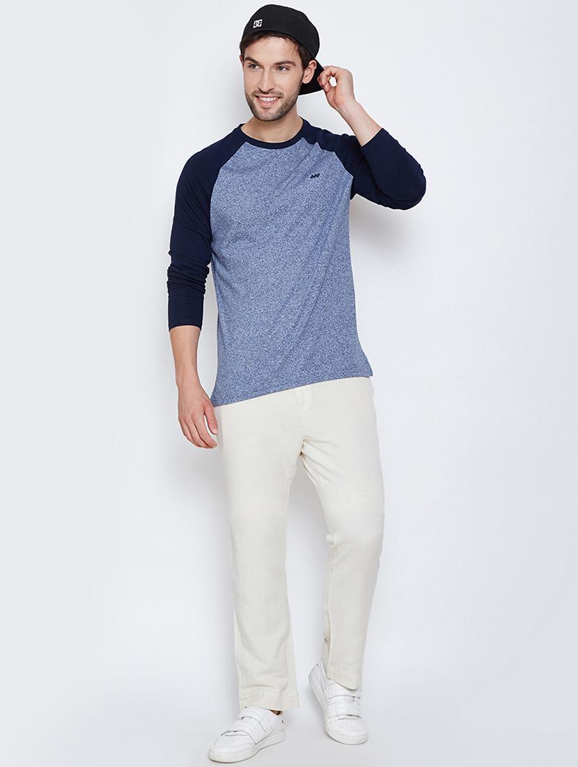 white solid flat front casual trouser - 16348882 - Zoom Image - 4