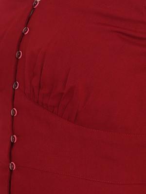 button up a-line dress - 16353690 - Standard Image - 4