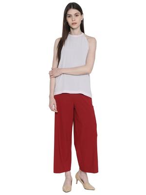 halter neck solid top - 16354908 - Standard Image - 4