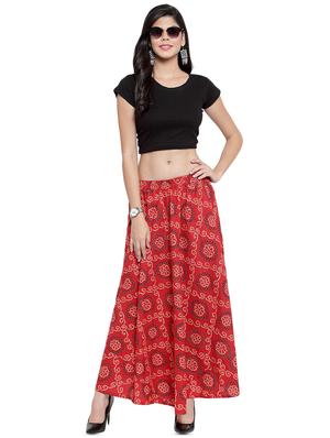 bandhani a-line skirt - 16356652 - Standard Image - 4