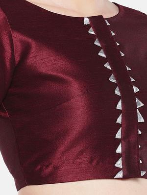 gota lace solid blouse - 16357170 - Standard Image - 4
