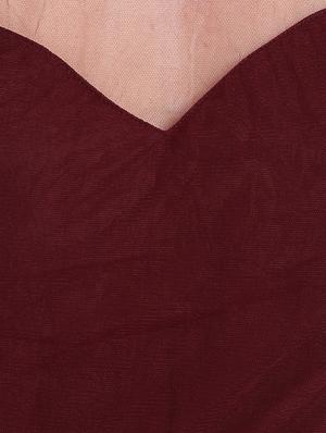 solid flared gown - 16358782 - Standard Image - 4