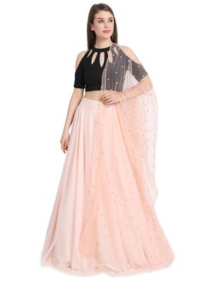 key hole a-line lehenga - 16358821 - Standard Image - 4