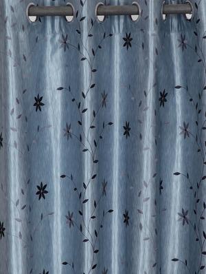 Long Size Embroidery Semi Sheer Door Curtains - 16363929 - Standard Image - 4