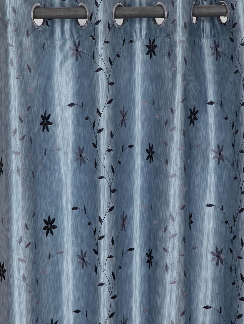 Long Size Embroidery Semi Sheer Door Curtains - 16363929 - Zoom Image - 4