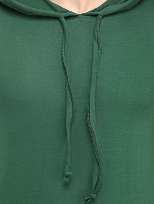 green solid hood t-shirt - 16364892 - Standard Image - 4