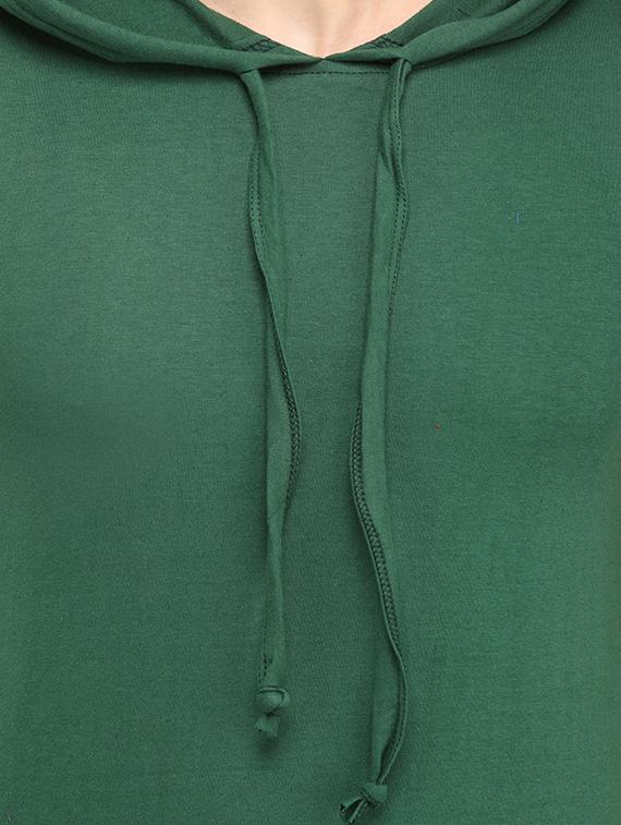green solid hood t-shirt - 16364892 - Zoom Image - 4