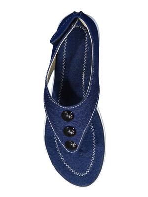 blue closed back sandals - 16367463 - Standard Image - 4