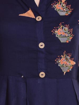 geometrical anarkali kurta - 16370996 - Standard Image - 4