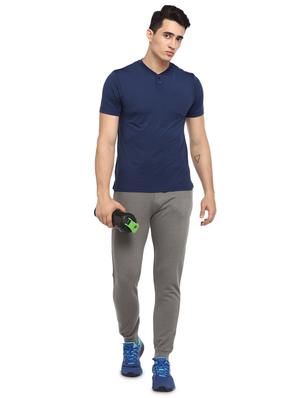 grey solid joggers - 16373228 - Standard Image - 4