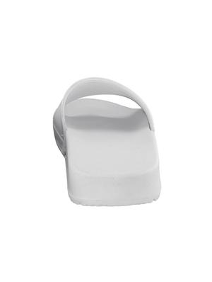 white leatherette slip on flip flops - 16373711 - Standard Image - 4