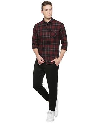 red checkered casual shirt - 16375417 - Standard Image - 4