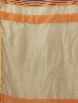 color block woven saree with blouse - 16377907 - Standard Image - 4