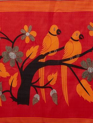 conversational printed saree - 16377911 - Standard Image - 4
