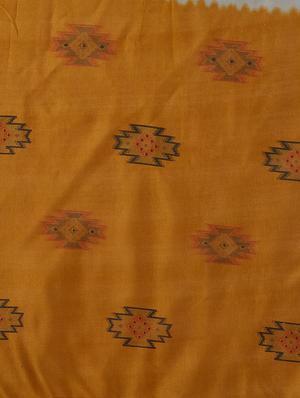 geometrical printed saree with blouse - 16377921 - Standard Image - 4