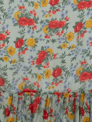 floral printed saree with blouse - 16377923 - Standard Image - 4