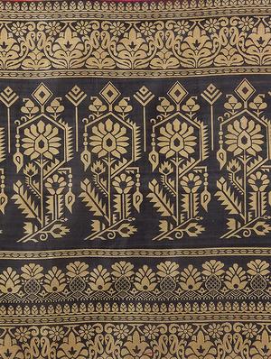 conversational printed saree with blouse - 16377929 - Standard Image - 4