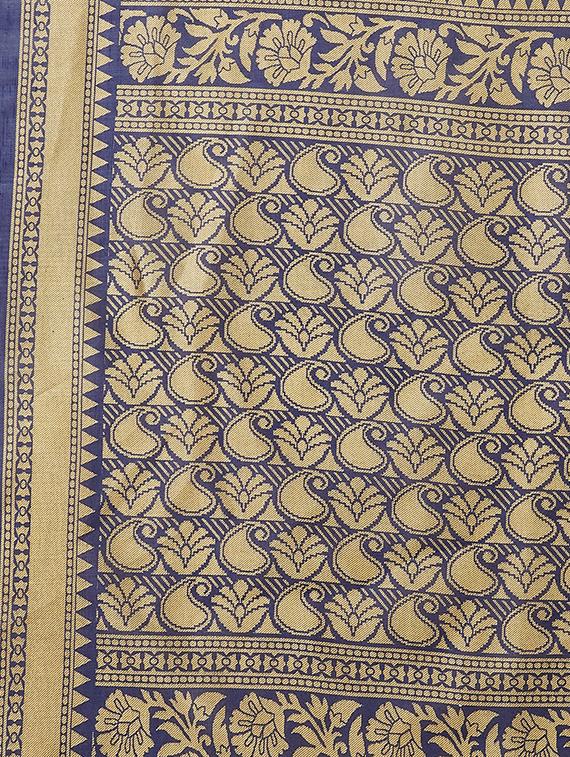 conversational printed saree with blouse - 16377938 - Zoom Image - 4