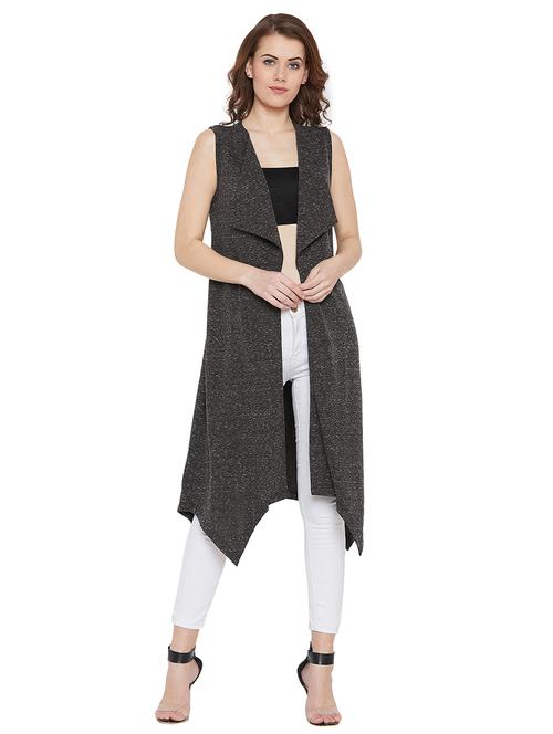 Solid asymmetric shrug - 16379032 - Standard Image - 1