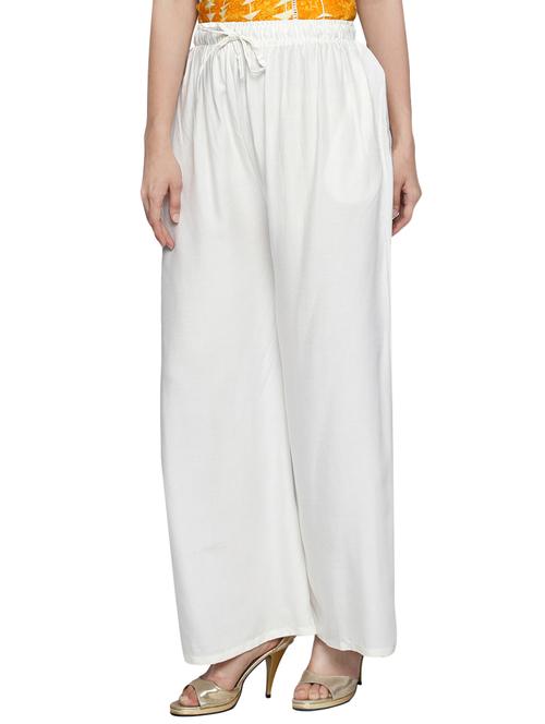 Solid straight palazzo - 16380560 - Standard Image - 1